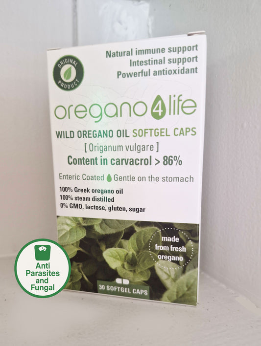 Anti-Parasite Oregano4Life Wild Oregano Oil Softgel Caps